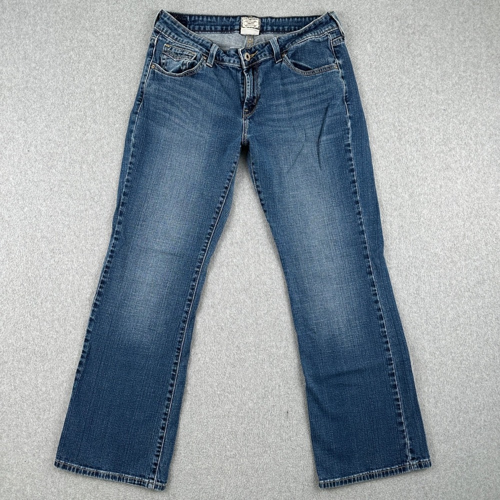 Levi's Jeans Women 10 Blue‎ 545 Low Boot Cut Denim Stretch Low Rise
